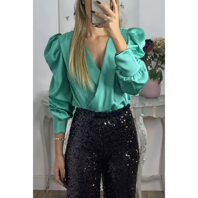 Casual Multi color Party Women's Tops Green - Shop at LoveMi