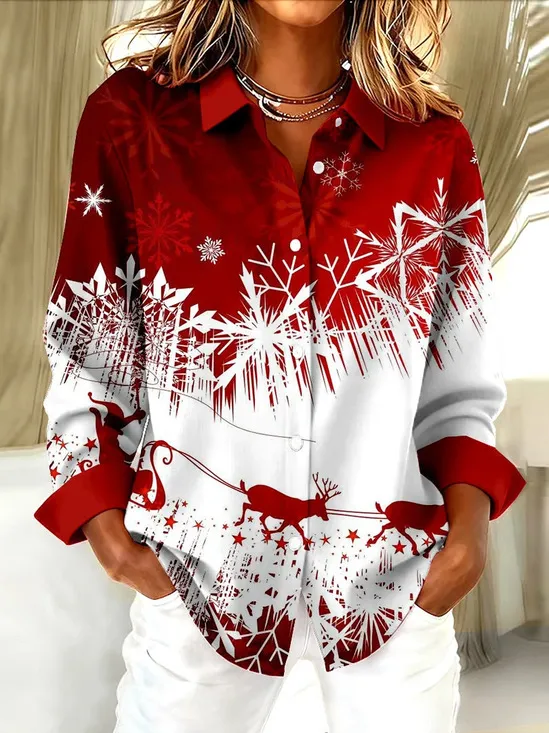 Check Print Women's Long Sleeve Shirt Wf04Yh251024Y108 - Shop at LoveMi