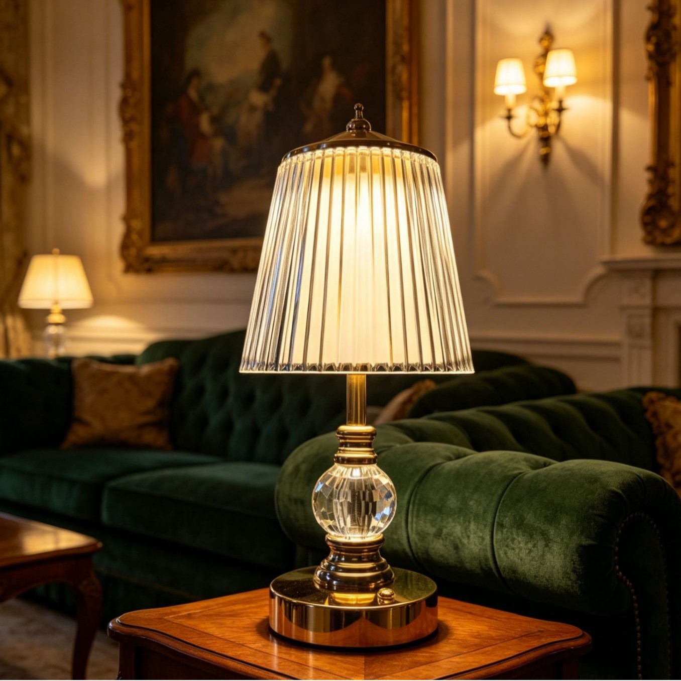 Rechargeable Crystal Table Lamp