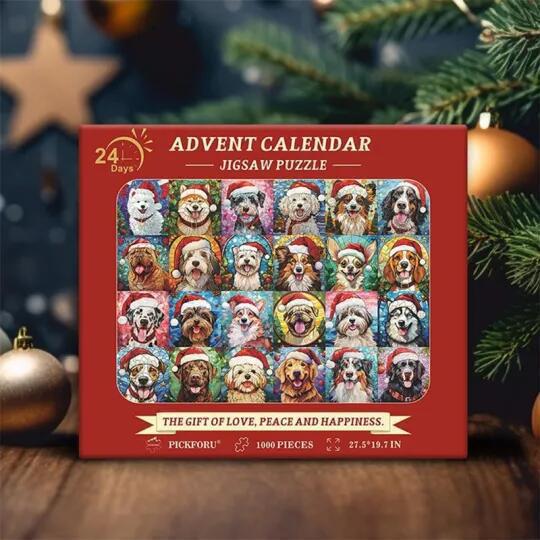 Title 1, Merry Christmas Advent Calendar Puzzle