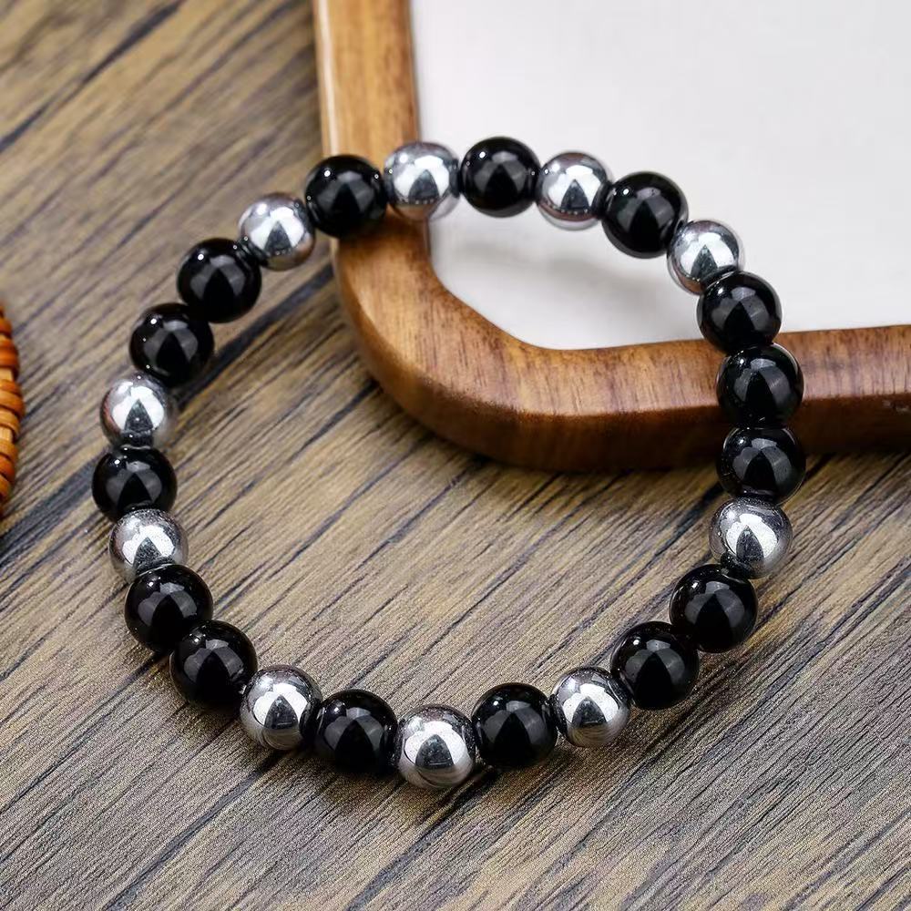 Lapis Lazuli Tiger Eye Bead Bracelet