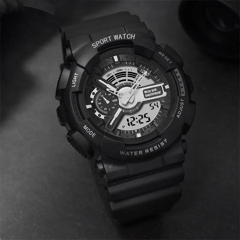 Sports Student Waterproof Electronic Watch Ins Wind