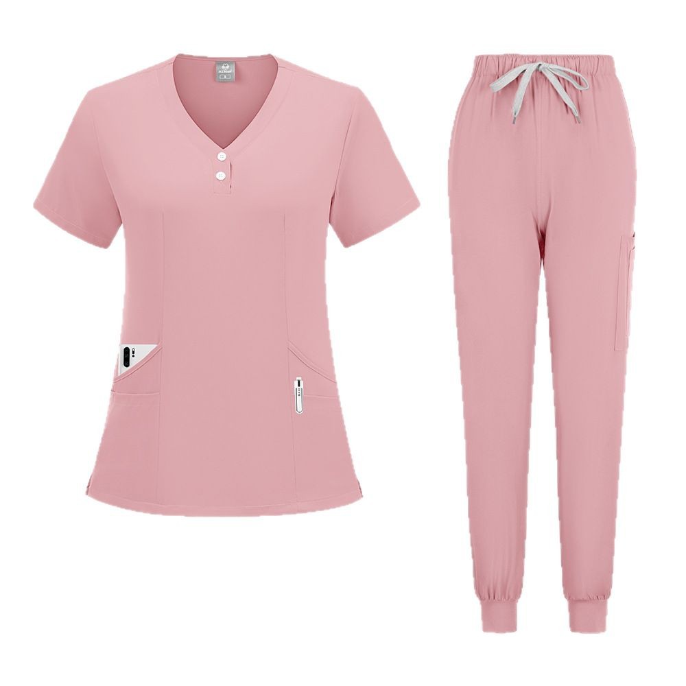 Work Uniform Scrub Top And Pants Nursing Set - Image 5