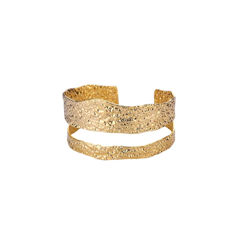 Silver geometric bangle perfect for gifting