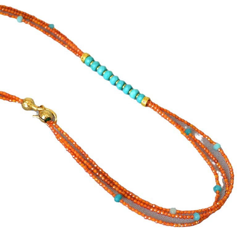 Zircon Bead Detachable Necklace, picture 3 of 3