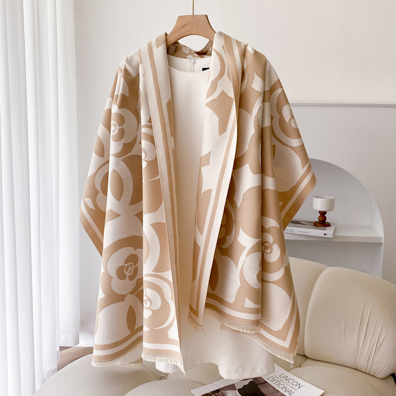 Air-conditioned Room Warm Scarf Versatile High-grade Mom Scarf - Image 4