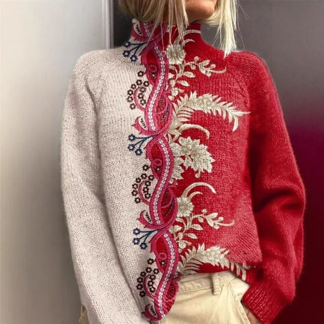Women's 3D Digital Printing Fresh Cloak Coat Sweater Pullover 6Color 2Xs - Shop at LoveMi