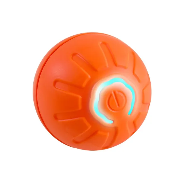 Smart Dog Toy Ball Electronic Interactive Pet Toy Moving Ball USB Automatic Moving Bouncing For Puppy Birthday Gift Cat Product Jumping Ball Orange - Shop at LoveMi