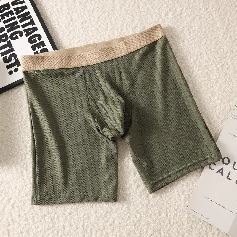 Men's Underwear High Elastic Breathability Lightweight Summer Nylon Jacquard