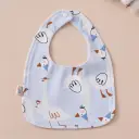 Babys Pure Cotton U-shaped Bib Waterproof Baby Bib view 23