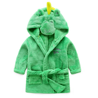Boys And Girls Cartoon Animal Modeling Facecloth Bathrobe