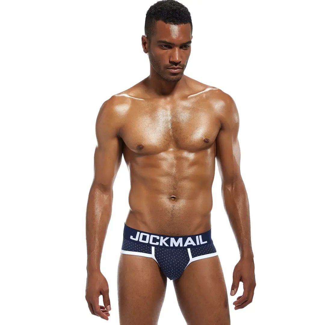 Men's Triangle Underwear Polka Dot Pure Cotton