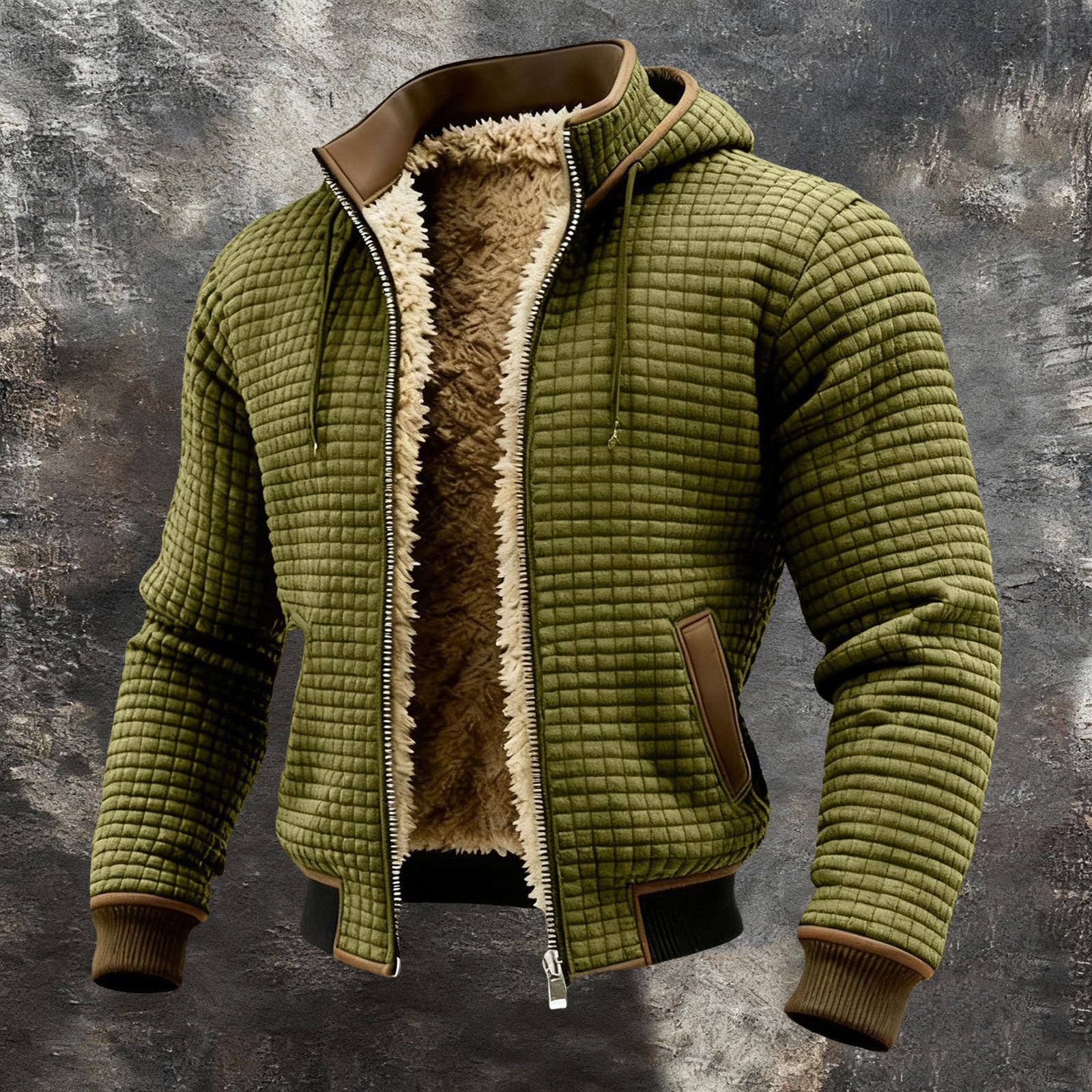 A Jacket That Flatters Your Mens Plaid Hoodie