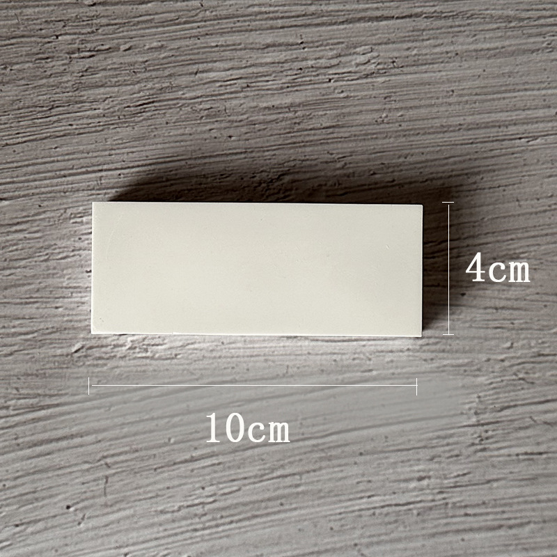 White Gypsum Rectangle