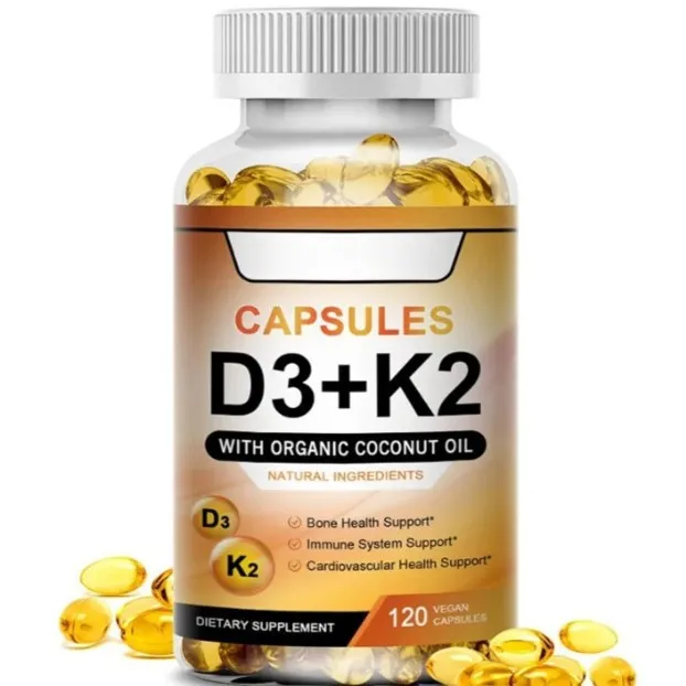 D3 K2 Soft Capsules Softgel 120 Tablets - Shop at LoveMi