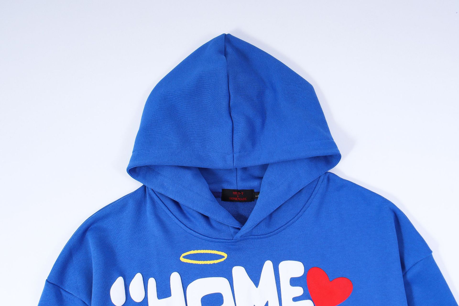 Title 7, Street Klein Blue Print hoodie voor heren. Een ...