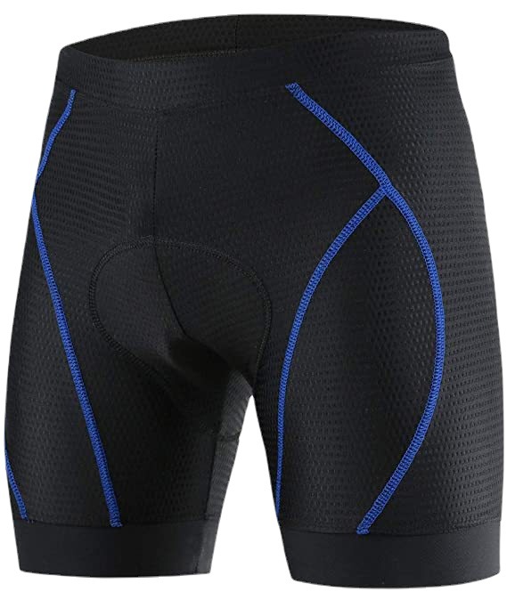 Men's And Women's Cycling Printed Silicone Cushion Shorts
