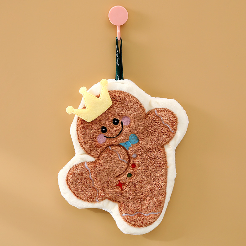 Christmas Style Hanging Kitchen Household Water-absorbing Quick-drying Creative Rag
