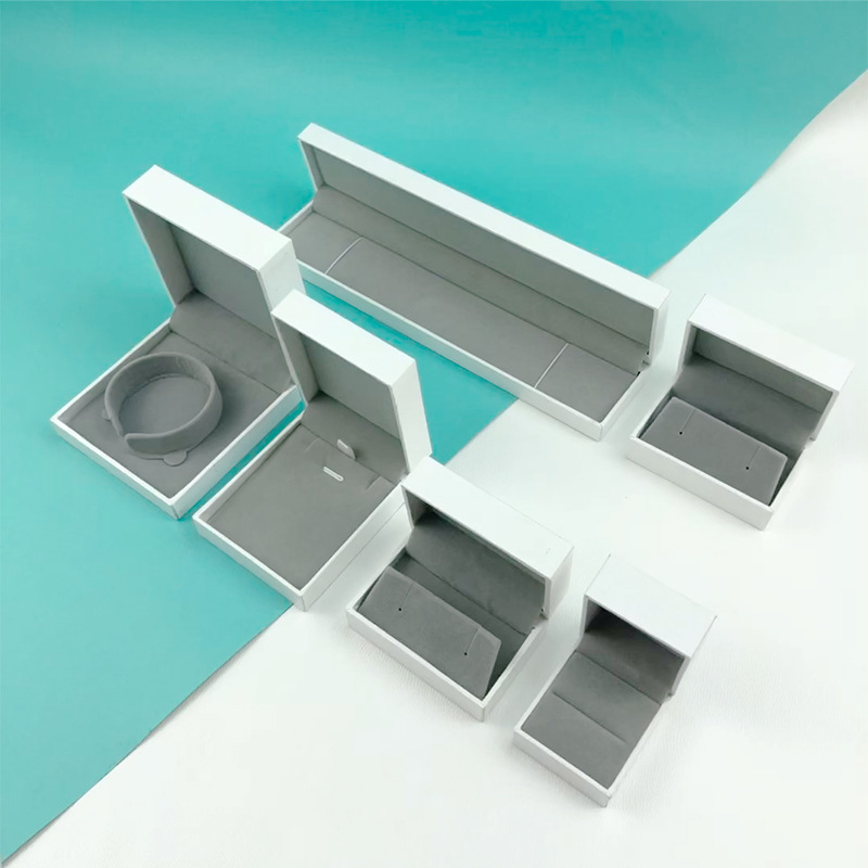 Factory-direct Sales Right-angled Faux Leather Jewelry Gift Box