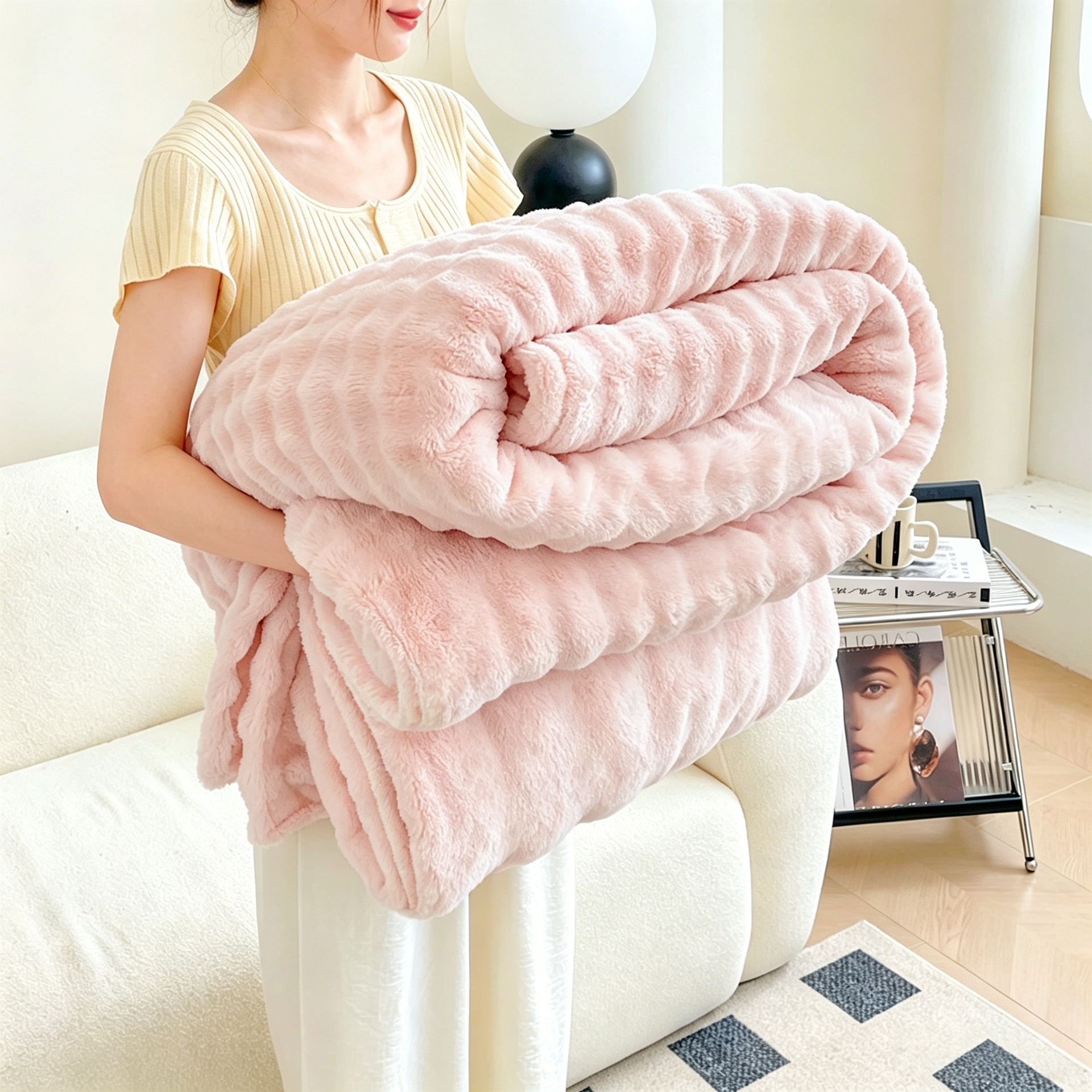 Fleece Bubble Blanket, picture 4 of 9