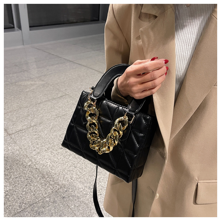 Title 9, Borsa a mano donna stile coreano con catena spe...