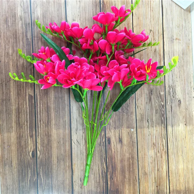 Living Room Home Artificial Flower Ornamental Flower Simulation Butterfly Orchid Rose Red Bunch - Shop at LoveMi