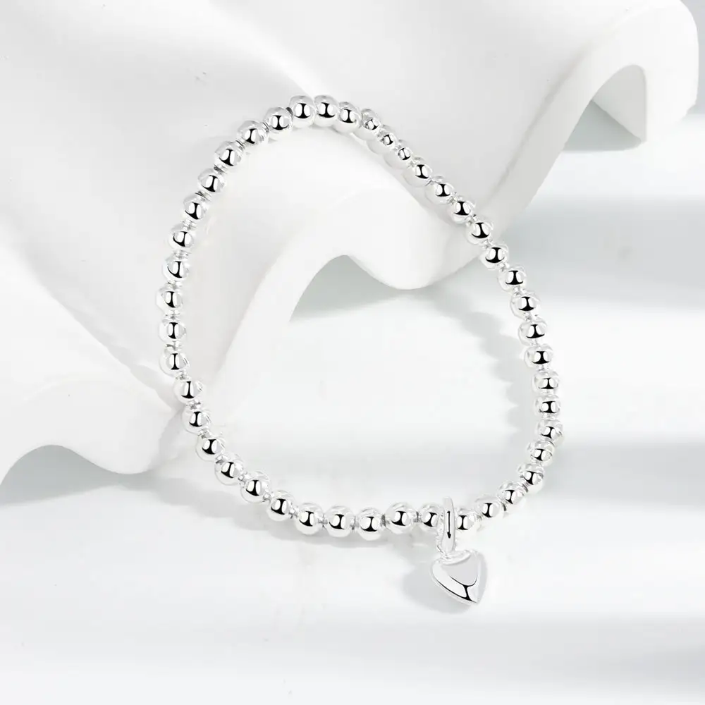 Lucky Charm Elastic Beaded Bracelet