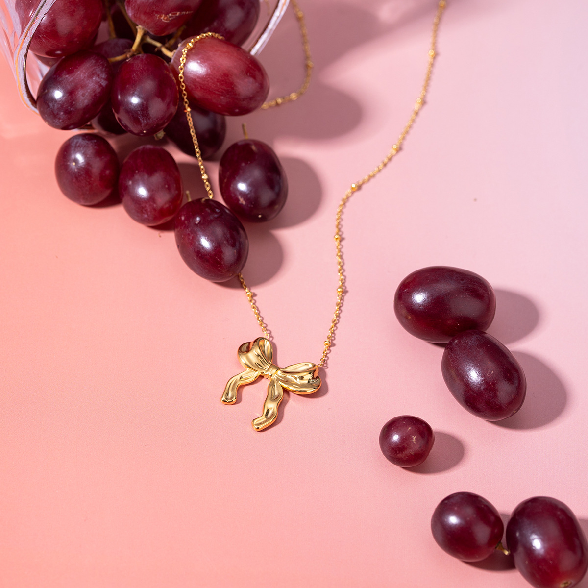 Women's Fashion Personalized Bow Necklace