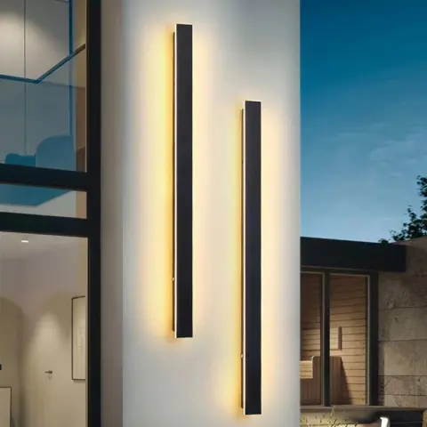 Outdoor Atmosphere Simple Waterproof Line Wall Lamp