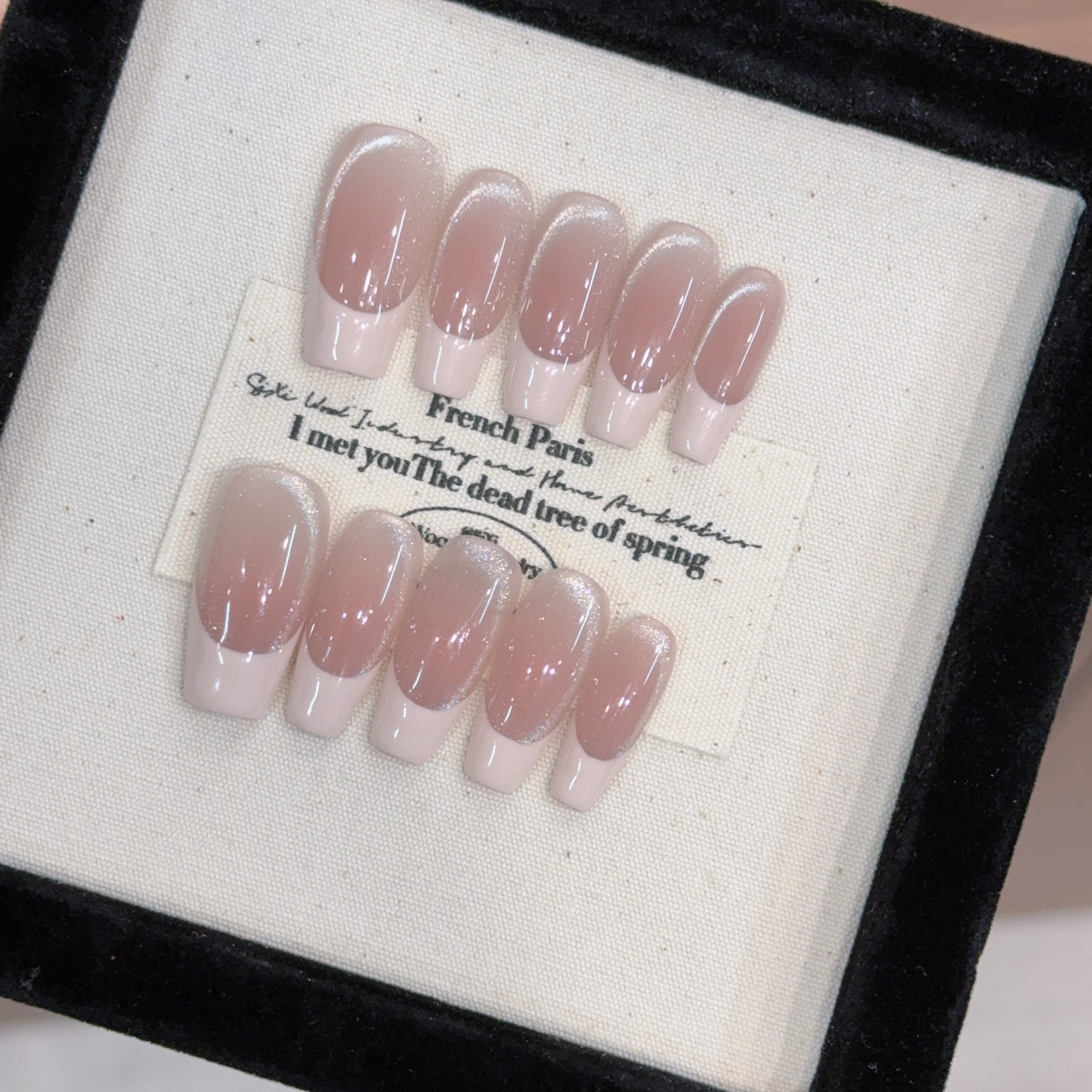 Handmade Detachable Long Nail Tips For Wearable Nails