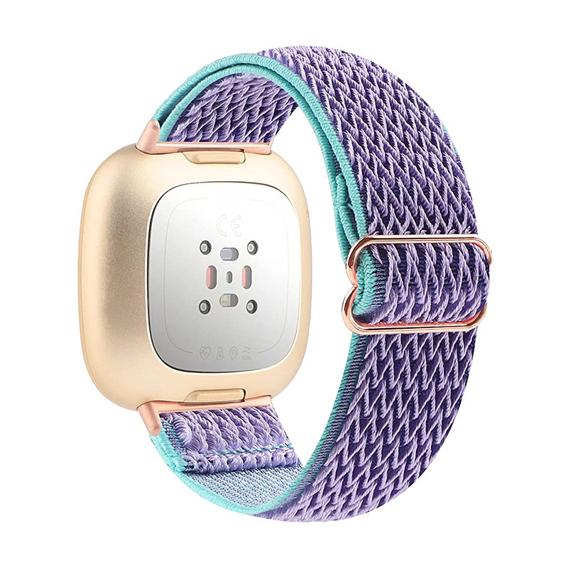 Woven Strap Adjustable Buckle Nylon Stretch Wrist Strap