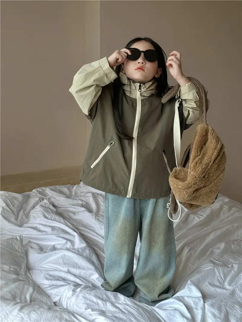 Korean Style Children's Zipper Jacket