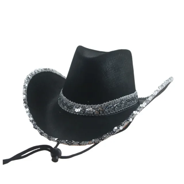 New Rhinestone Tassel Denim Hat Black - Shop at LoveMi