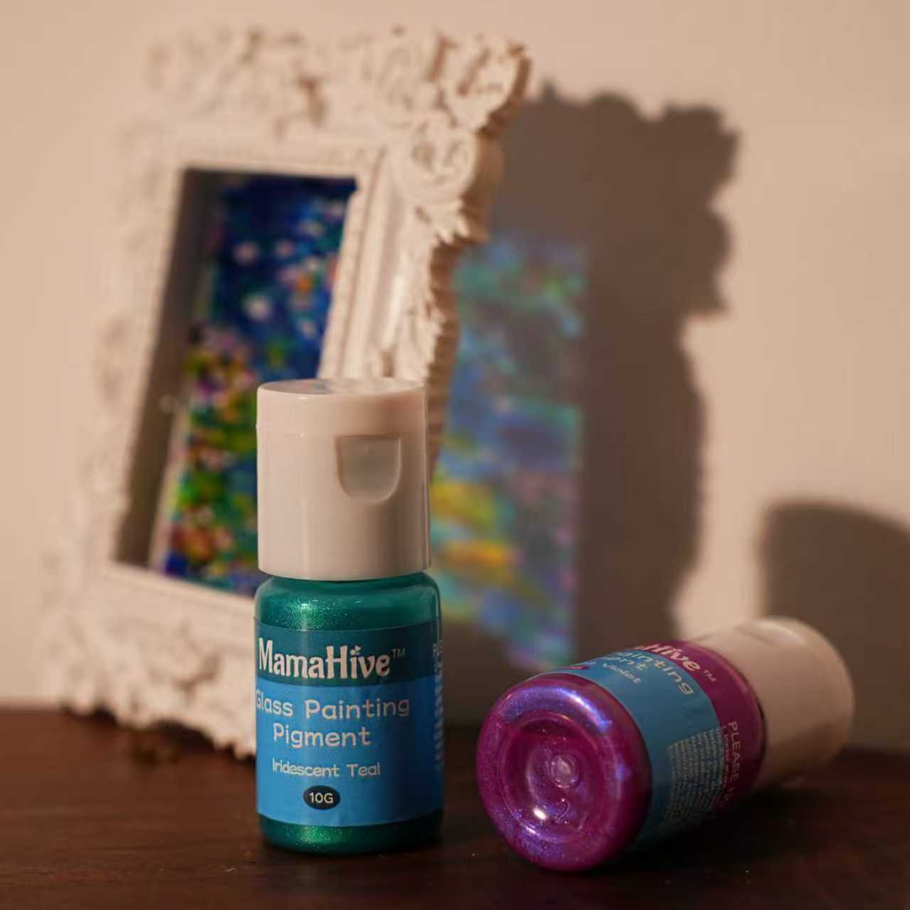 Creative DIY 24-Color Waterproof Glass PaintNo Baking Required