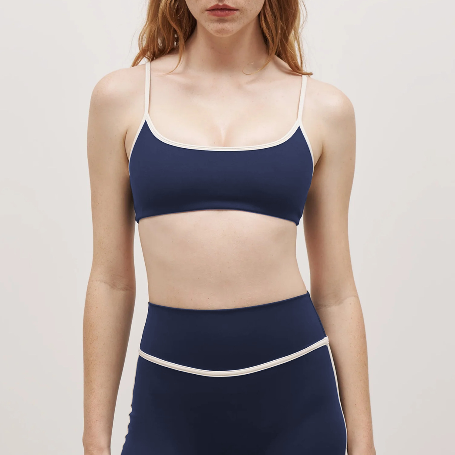 Nude Feel Sports Underwear With Chest Pad Yoga Beauty Back Bra