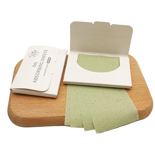 Face Oil absorbing Sheets Summer Refreshing Oil Control Green Tea 100 Pieces - Shop at LoveMi