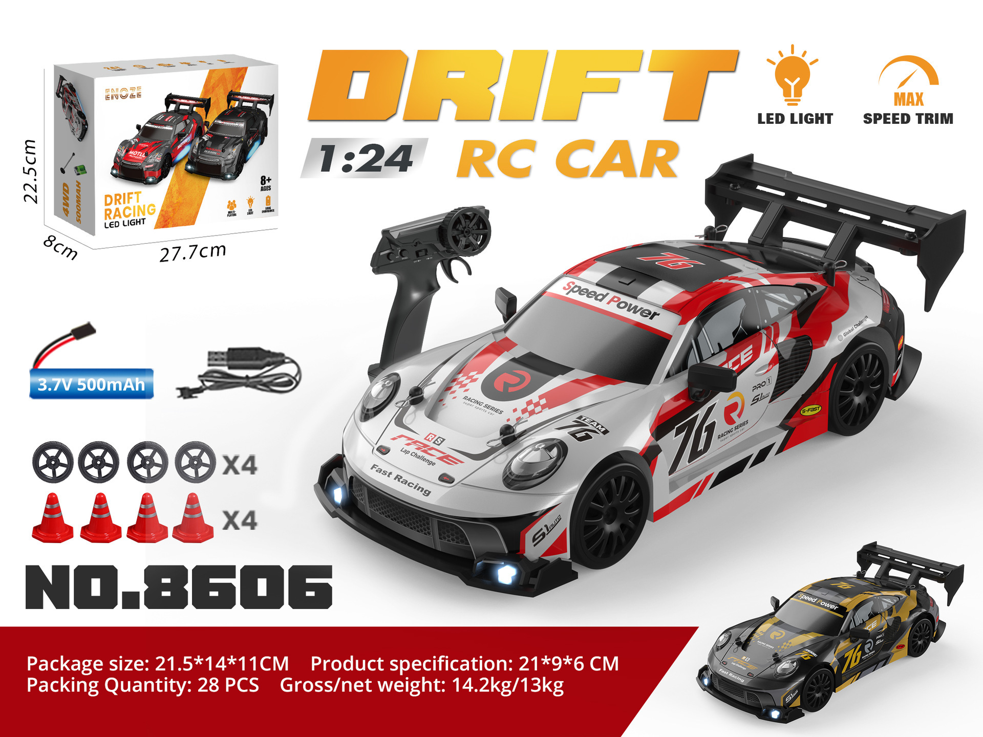 Drift Remote-control Racing Car Toy For Boys image 2