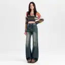 Retro Blue Trousers