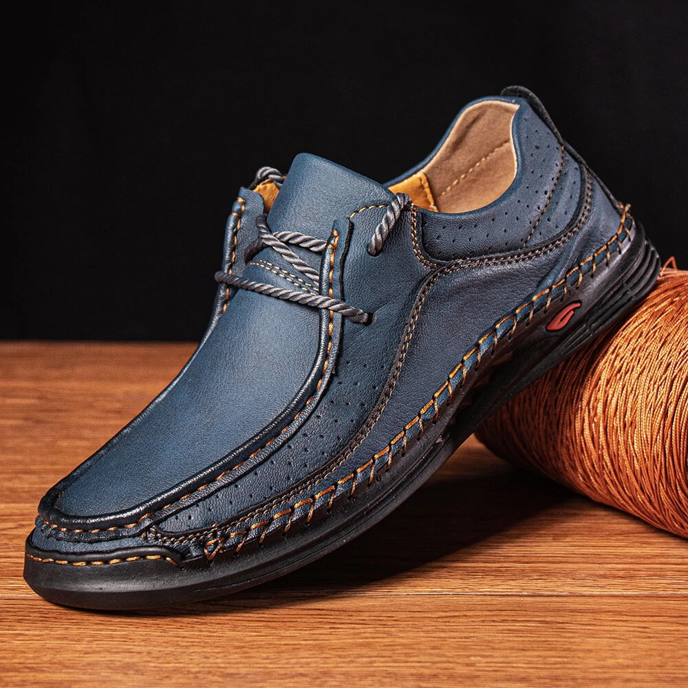 Title 7, Neue Business-Leder-Freizeitschuhe für Herren A...