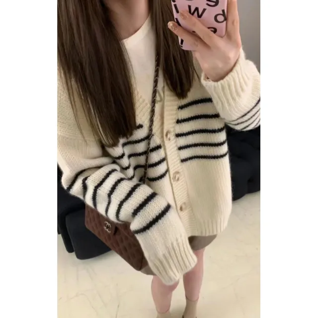 Collar Button Cardigan Autumn Classic Style Outer Sweater - Shop at LoveMi