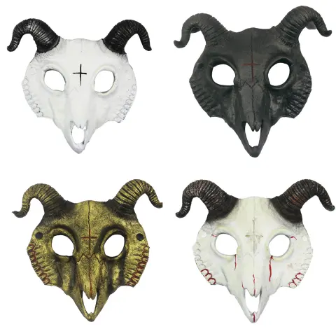 Goat Mask Halloween Party Pu Animals