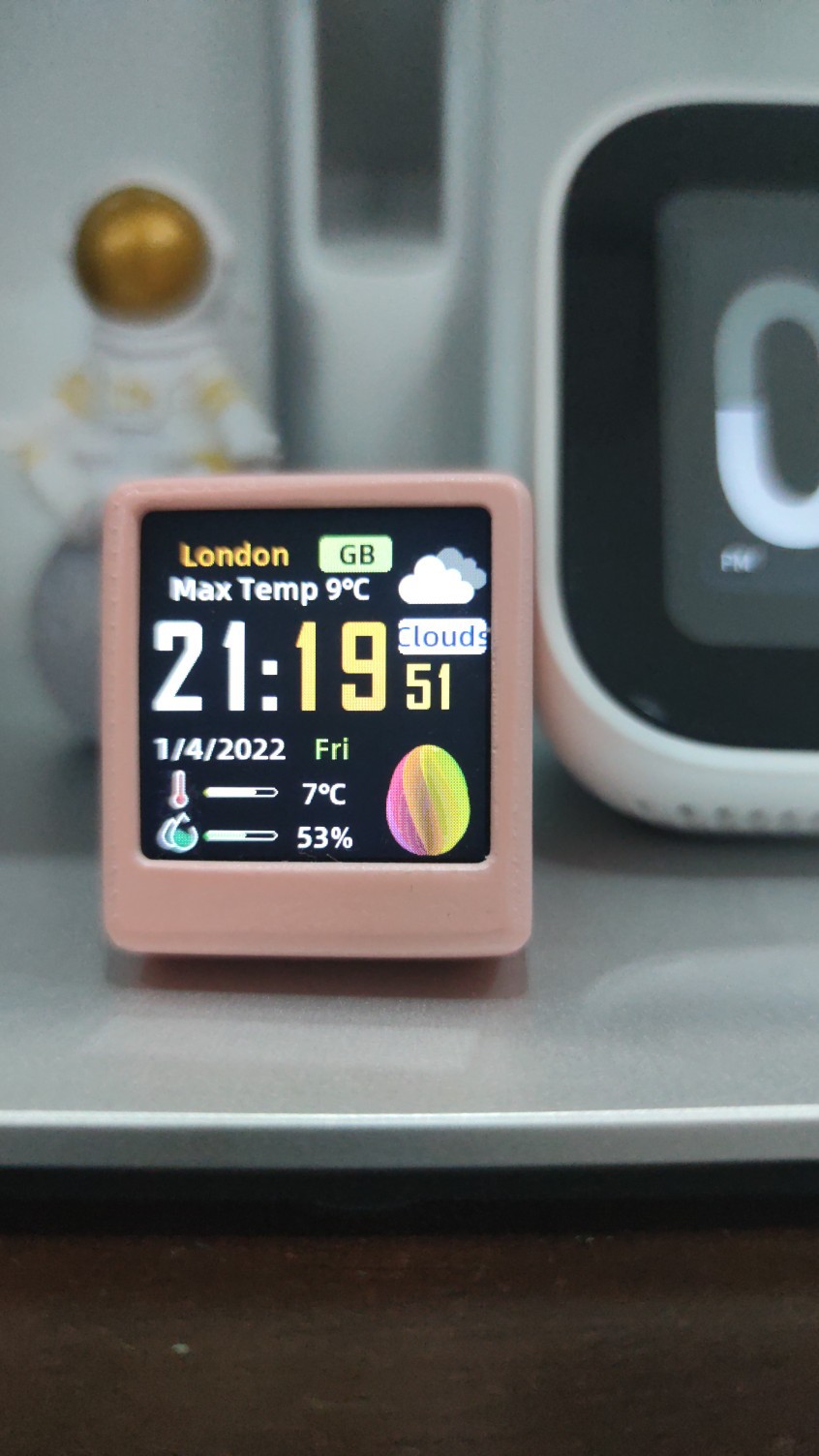 Creative Global Universal English Cute Clock