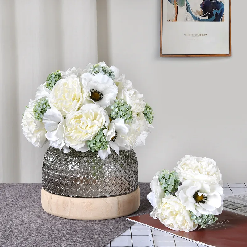 Nordic Fragrant Hill Peony Bouquet Simple