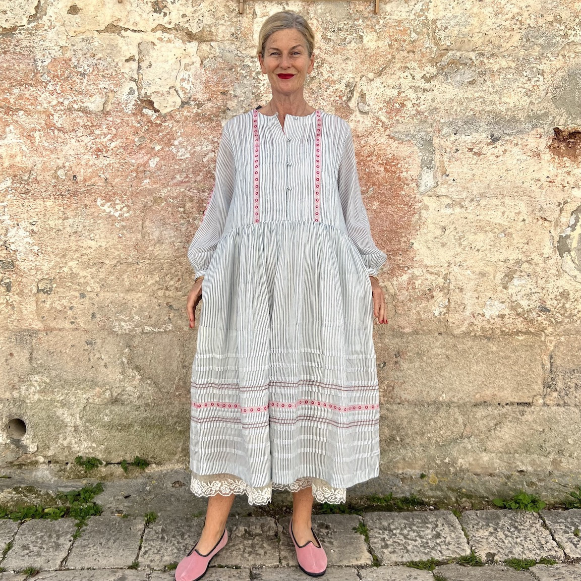 Womens Loose Fashionable Floral Dress With 3D Digital Print