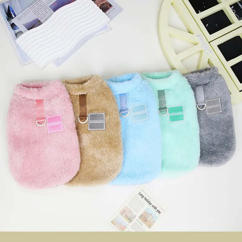 Pet Dog Cat Legs Fluffy Jacket