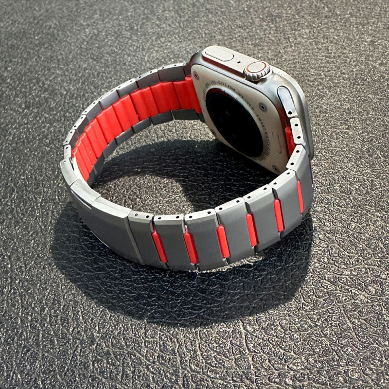Watch Stainless Steel Band Sports Wristband Curved Two-tone