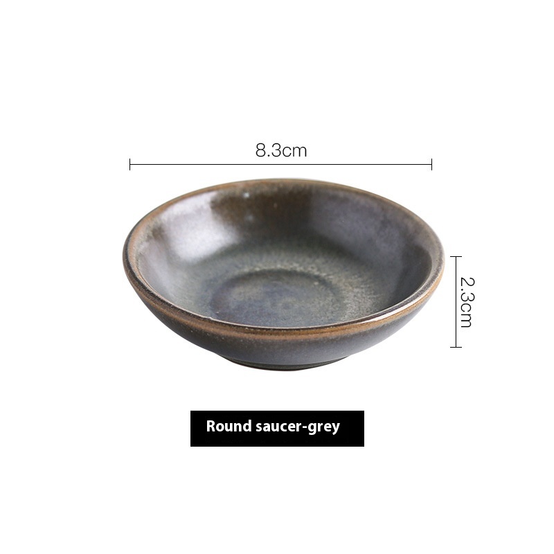 Round Plate Gray