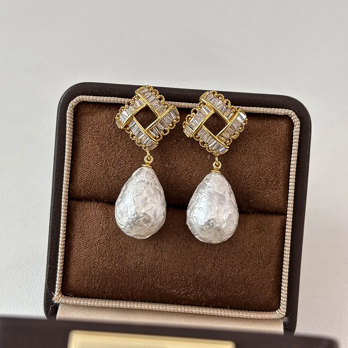 Cotton Pearl Earrings For Women