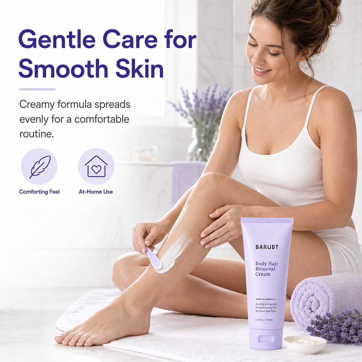 Facial Hair Removal Cream For Gentle Daily Cleansing