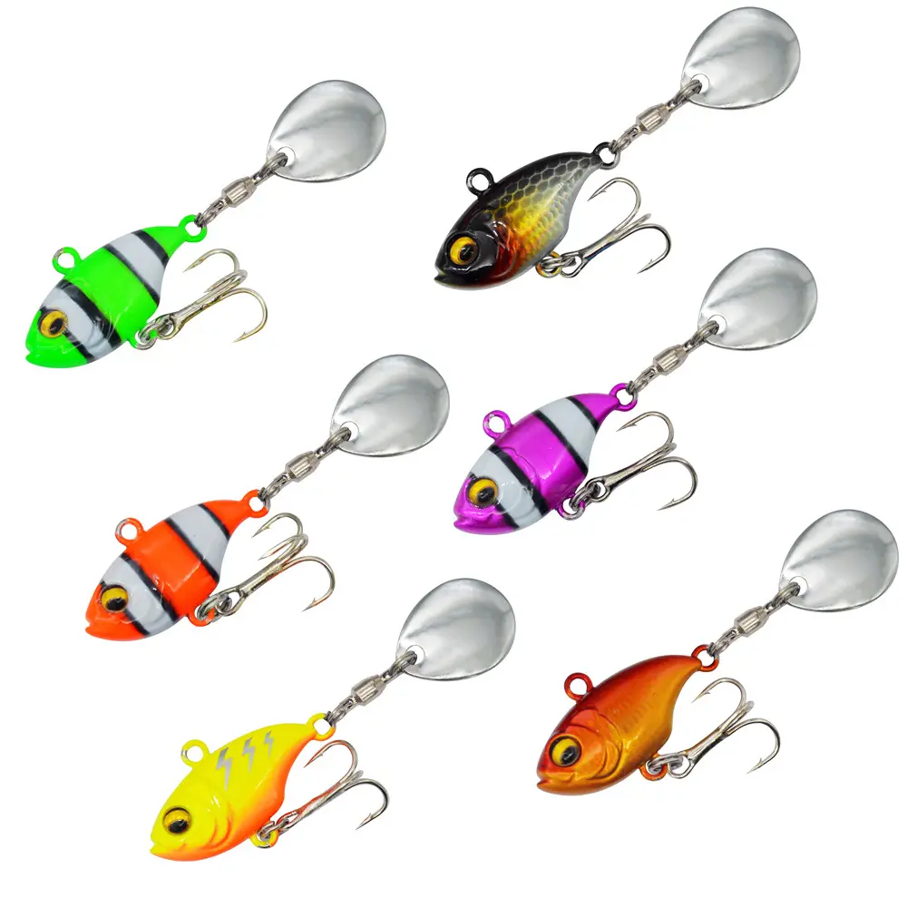 Metal Sea Fishing Iron Plate Lure Rotating